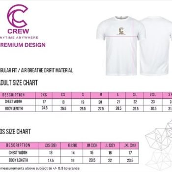 Male Size Chart