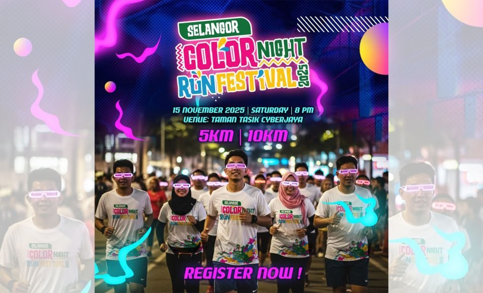 Selangor Color Night Run Festival 2025 Cyberjaya