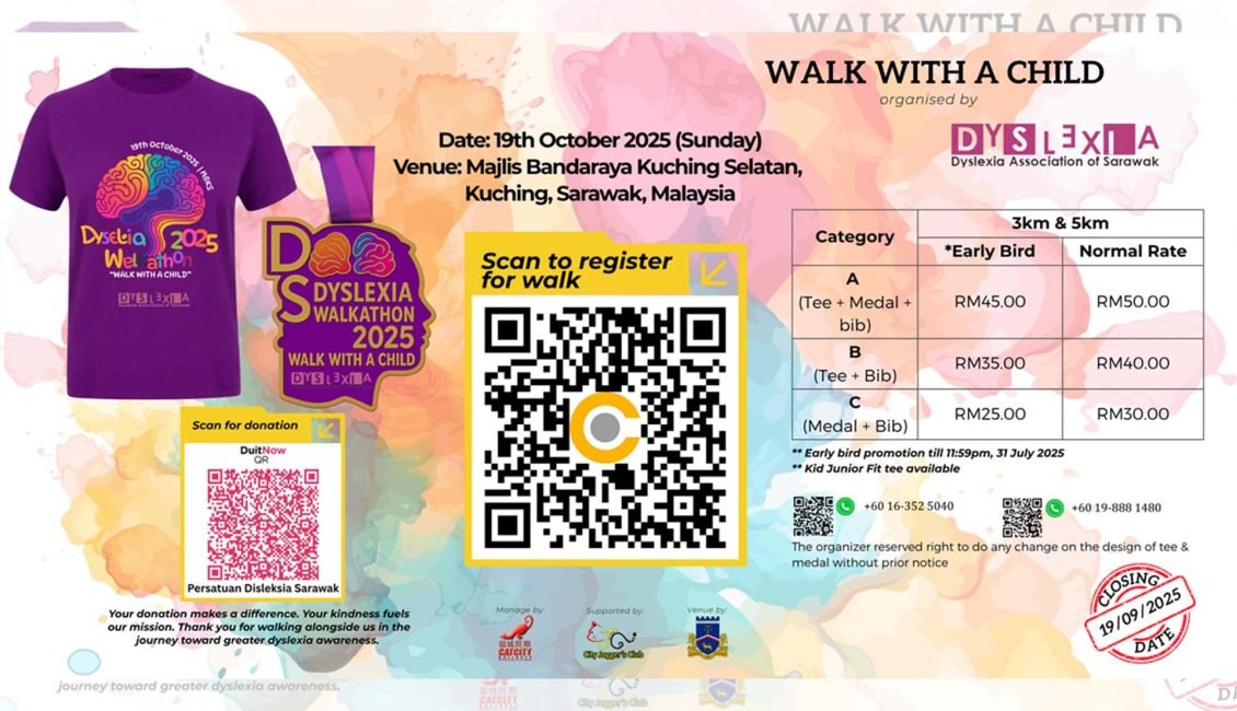 Dyslexia Walkathon 2025 - Walk With A Child