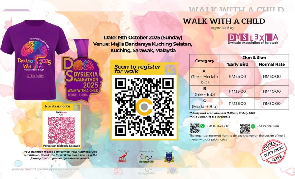 Dyslexia Walkathon 2025 - Walk With A Child