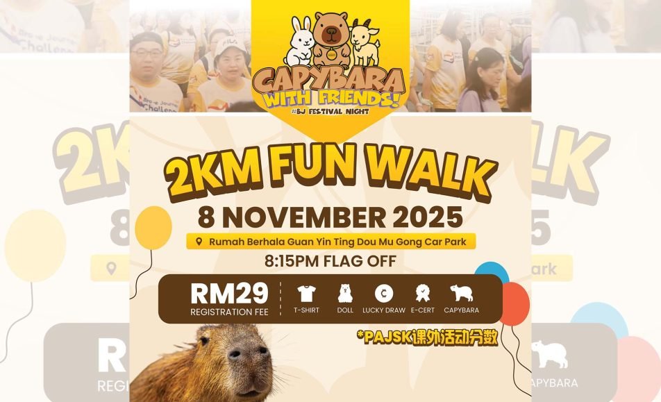 Capybara With Friends 2KM Fun Walk