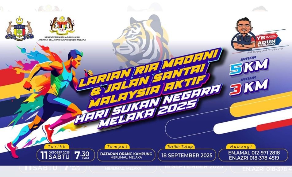 Larian Ria Madani & Jalan Santai Malaysia Aktif Hari Sukan Negara 2025