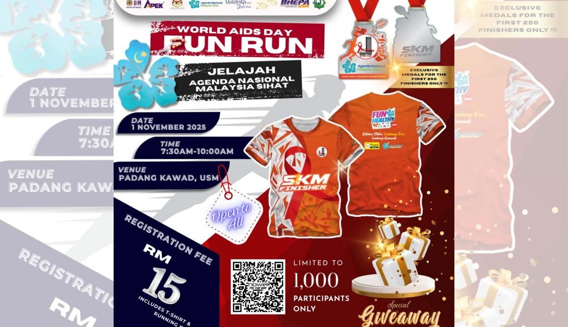 Penang World Aids Day Fun Healthy Walk 2025