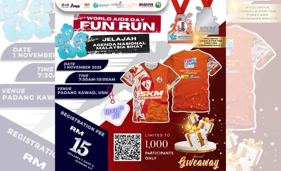 Penang World Aids Day Fun Healthy Walk 2025