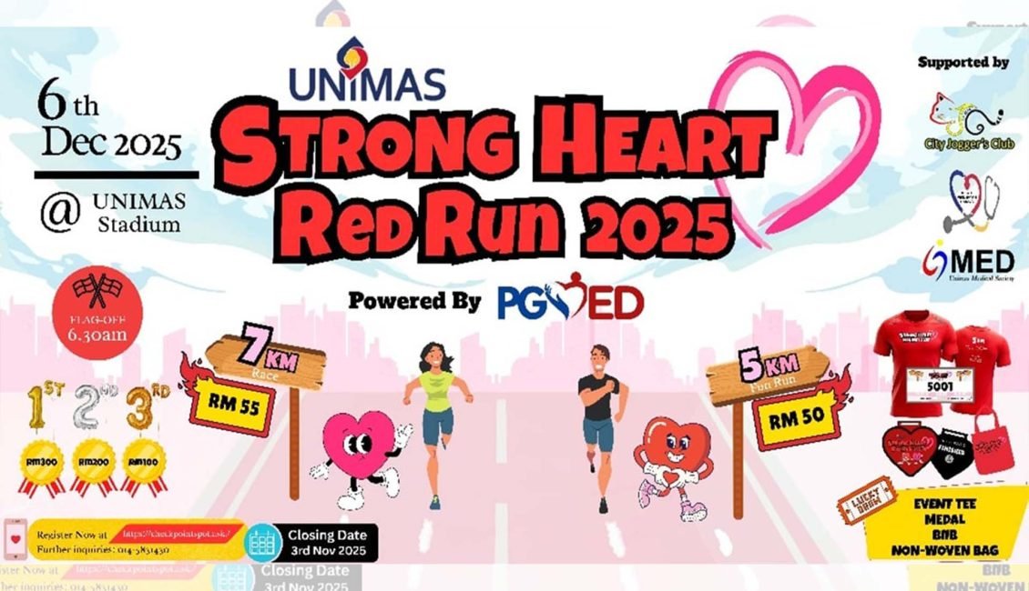 UNIMAS Strong Heart Red Run 2025