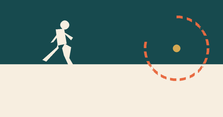 Illustration of a runner beside a progress arc representing an 8-week 10K training plan