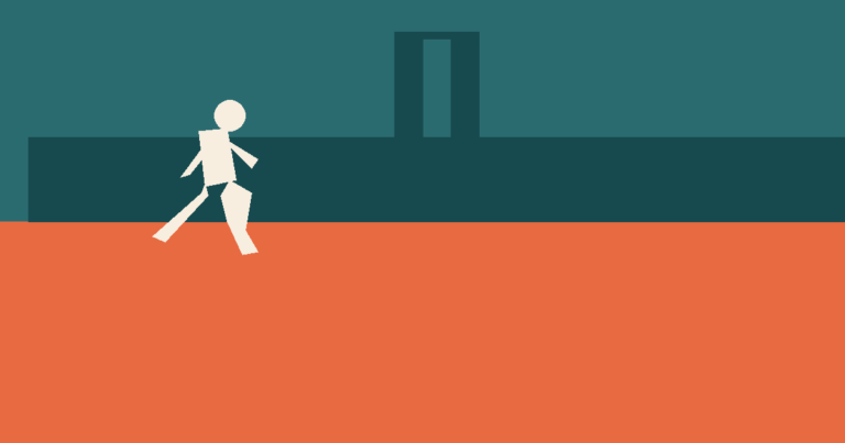 Illustration of a city skyline with twin towers and a runner representing the Klang Valley running guide