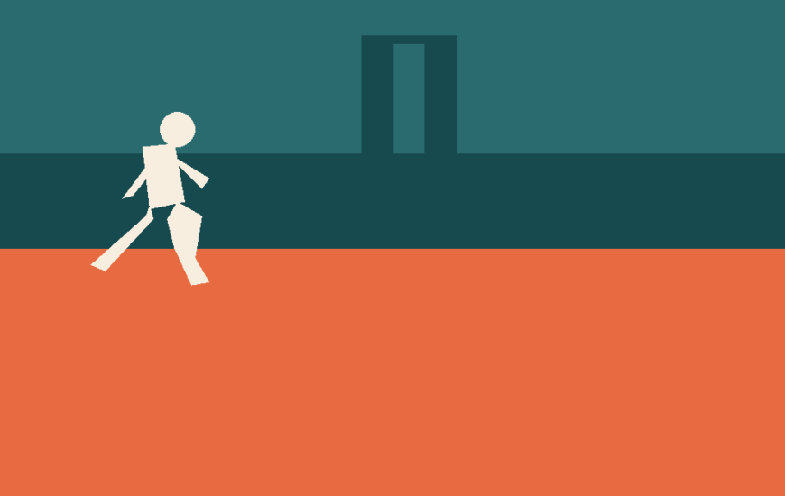 Illustration of a city skyline with twin towers and a runner representing the Klang Valley running guide