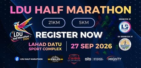LDU HALF MARATHON 2026 event banner