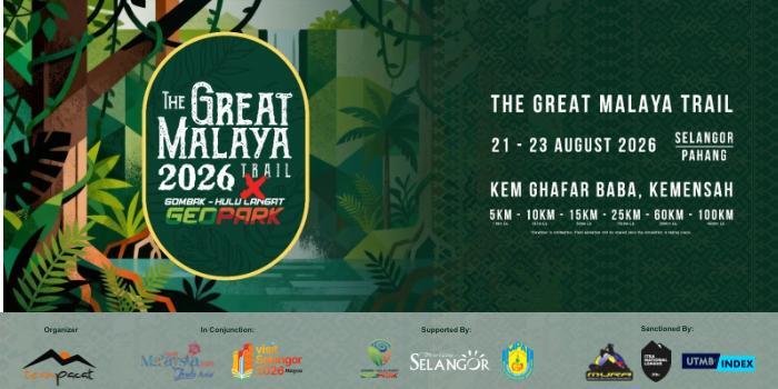 THE GREAT MALAYA TRAIL 2026 X GEOPARK GOMBAK HULU LANGAT event banner
