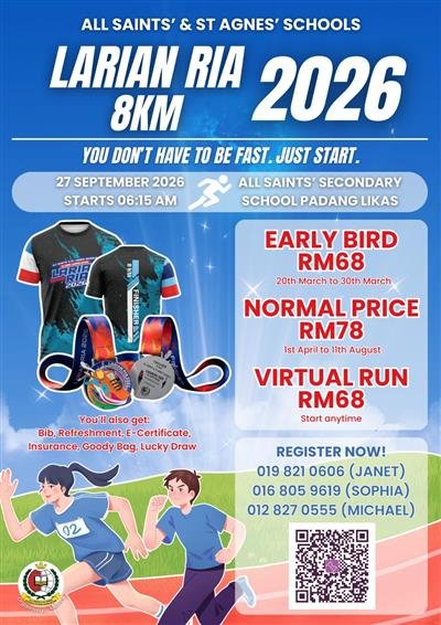 LARIAN RIA 8KM 2026 event banner