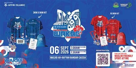 Affin Islamic International Wakaf Fund Run event banner