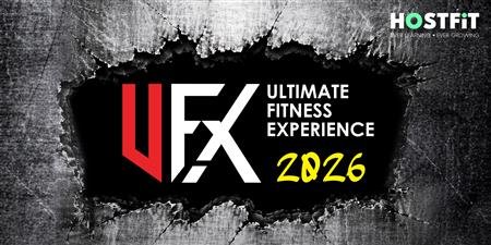 Ultimate Fitness Experience 2026 (UFX 2026) event banner