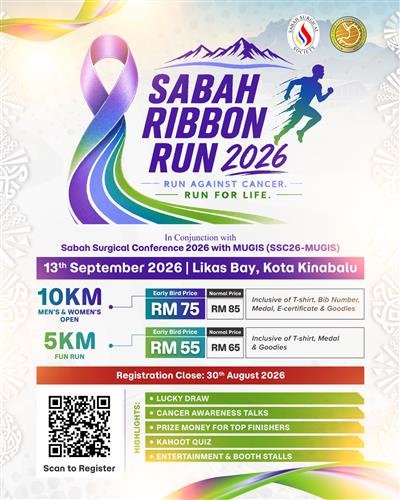 SABAH RIBBON RUN 2026 event banner