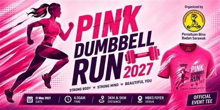 PINK DUMBBELL RUN 2027 event banner