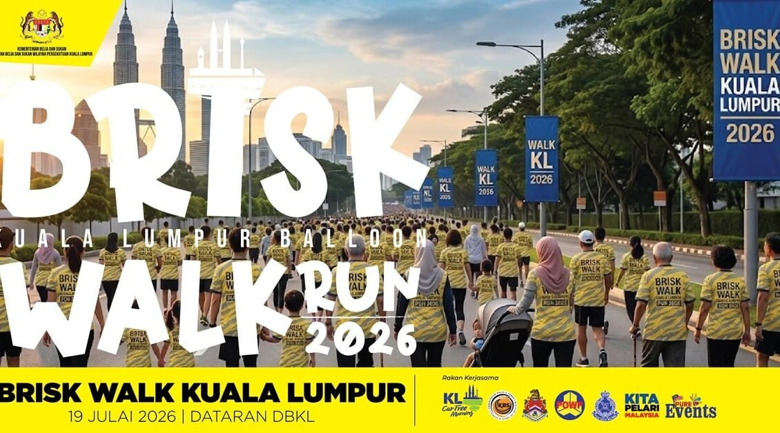 Brisk Walk Kuala Lumpur 2026 event banner