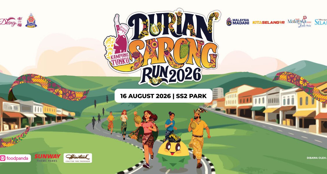 Kampung Tunku x Dking Durian Sarong Run 2026 event banner