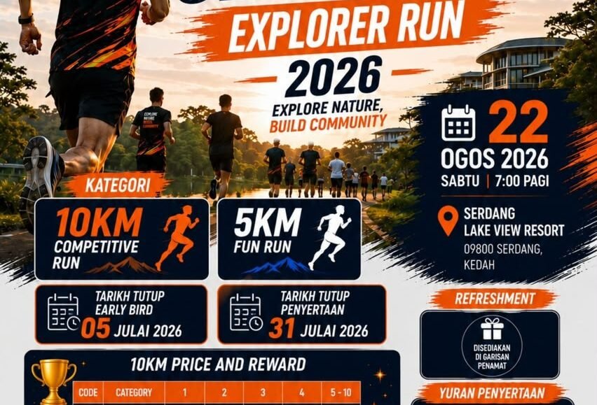 10km Serdang Explorer Run 2026 event banner