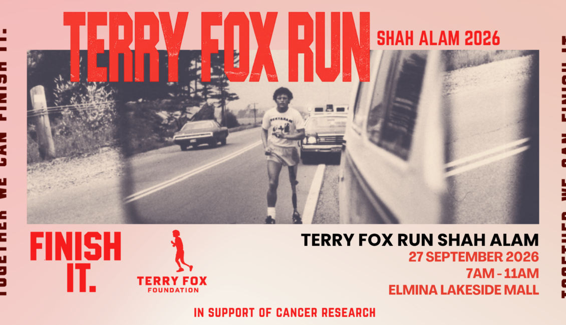 Terry Fox Run Shah Alam 2026 event banner