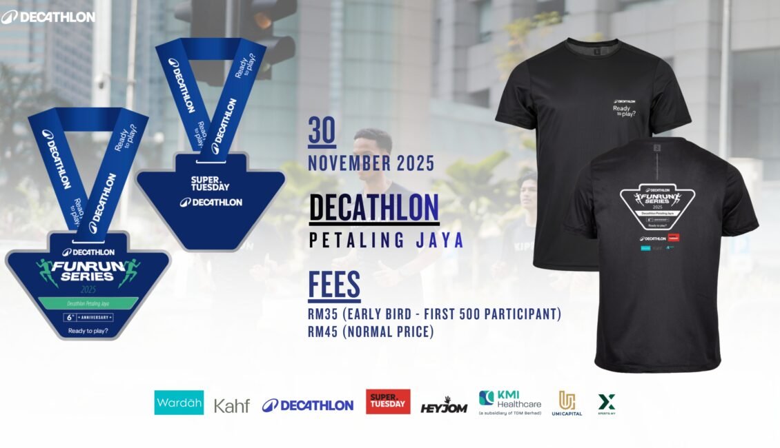 Decathlon Petaling Jaya Fun Run Series event banner