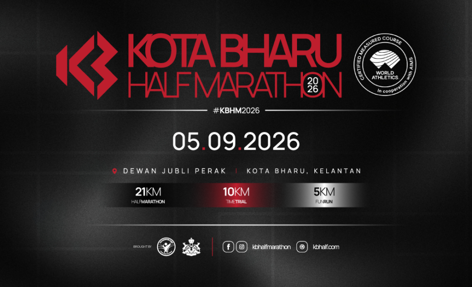 Kota Bharu Half Marathon 2026 event banner