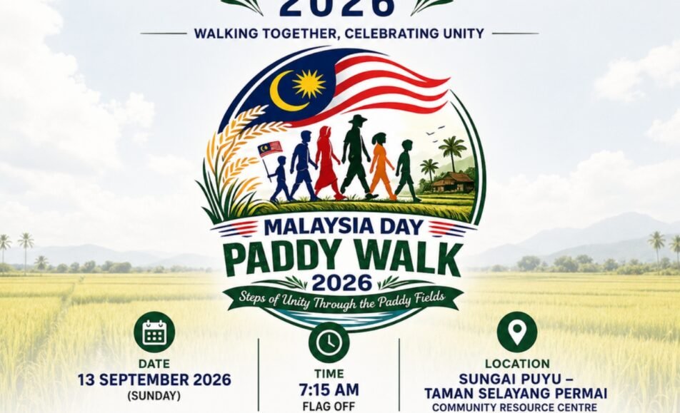 Malaysia Day Paddy Walk 2026 event banner