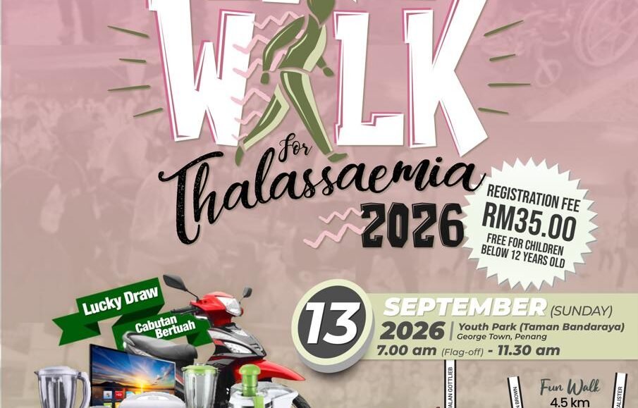 Let's Walk For Thalassaemia 2026 event banner
