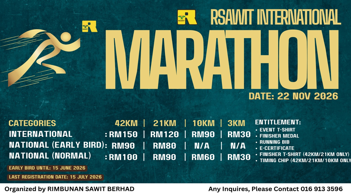 RSAWIT INTERNATIONAL MARATHON 2026 event banner