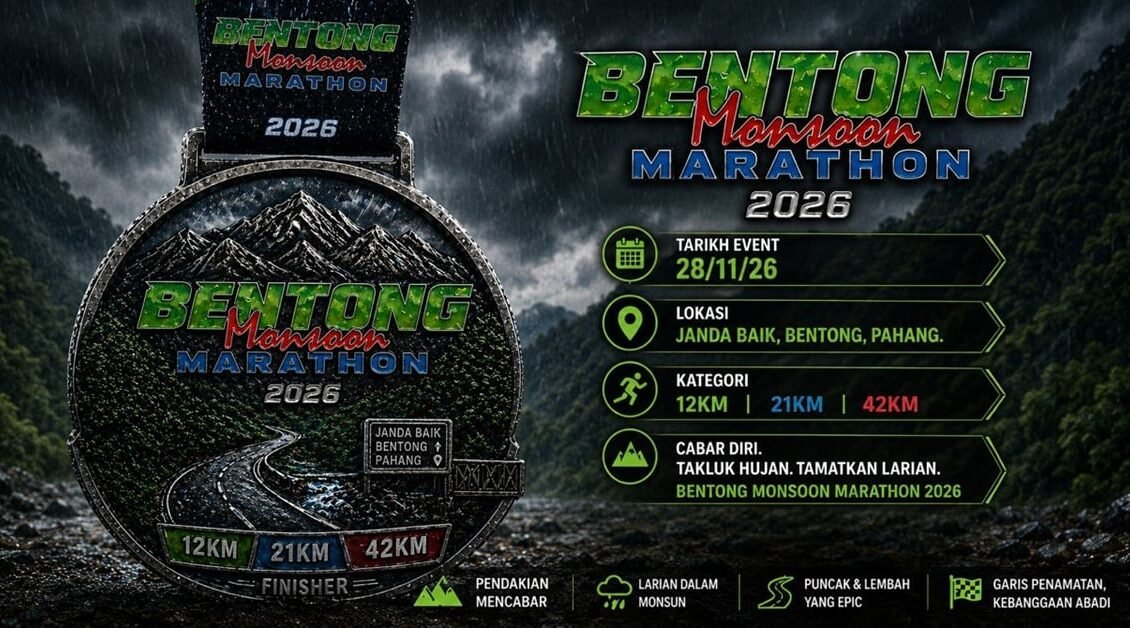 Bentong Monsoon Marathon 2026 event banner