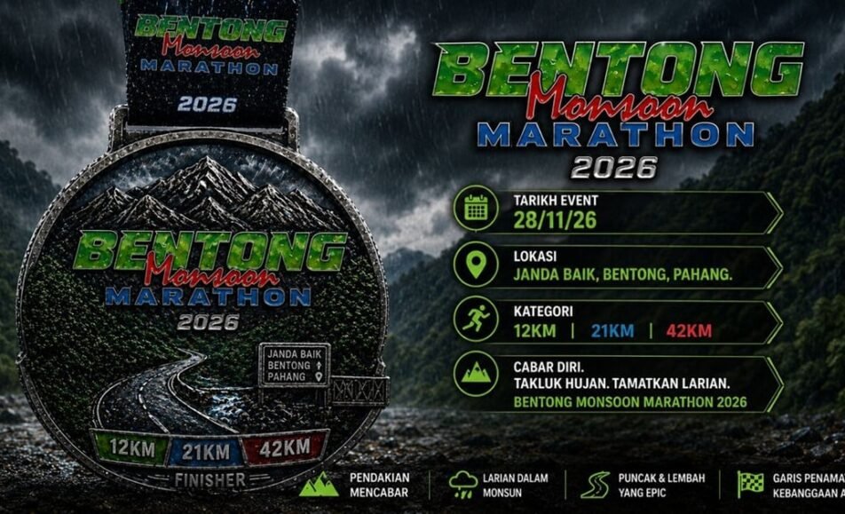 Bentong Monsoon Marathon 2026 event banner