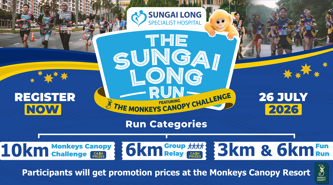 The Sungai Long Run 2026 event banner