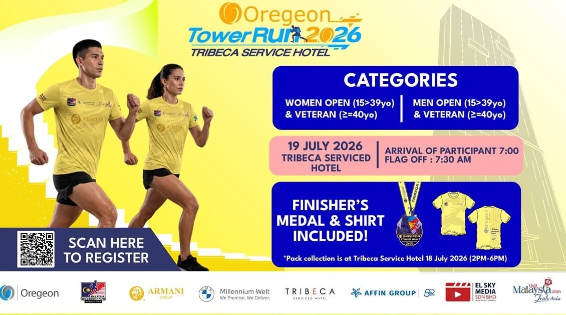 Oregeon TowerRun 2026 @ Tribeca Serviced Hotel event banner