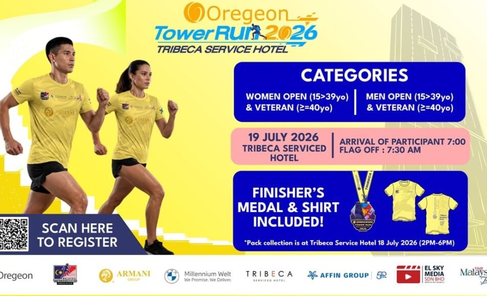 Oregeon TowerRun 2026 @ Tribeca Serviced Hotel event banner
