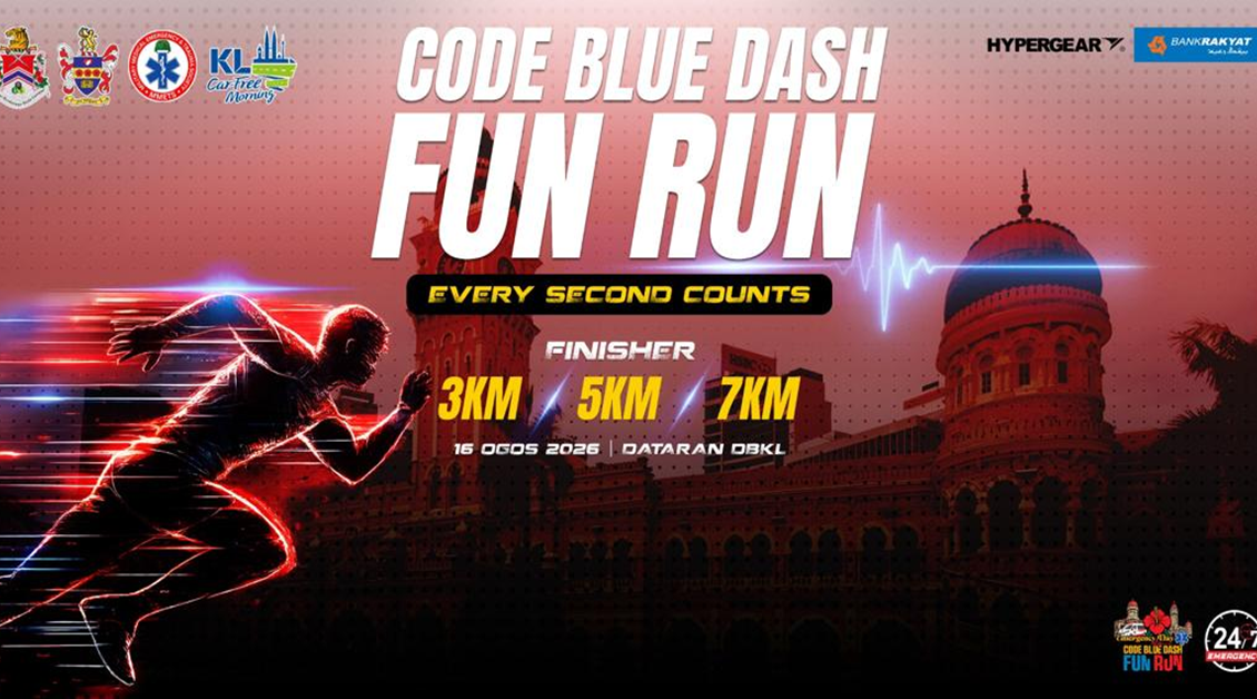 Code Blue Dash Fun Run 2026 event banner