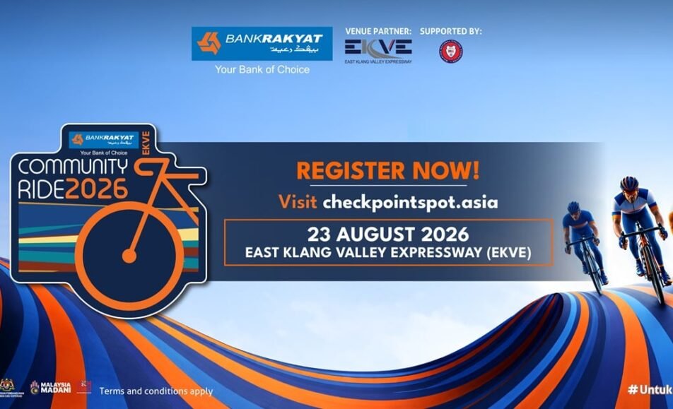 Bank Rakyat EKVE Community Ride 2026 event banner