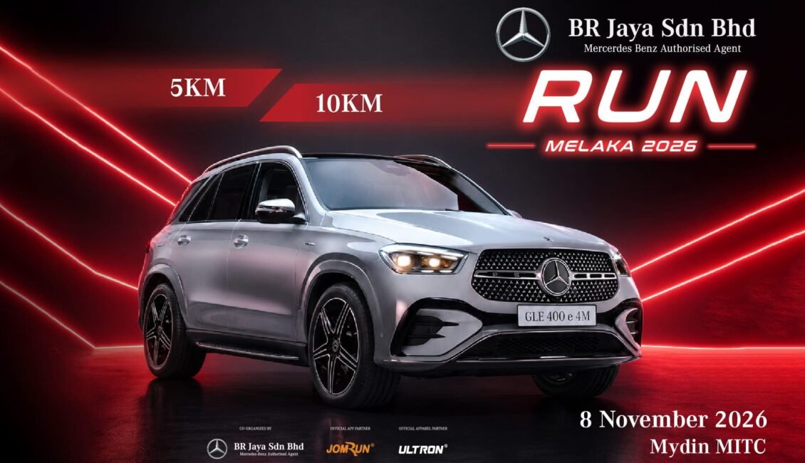 Mercedes-Benz BR Jaya Run 2026 - Melaka event banner