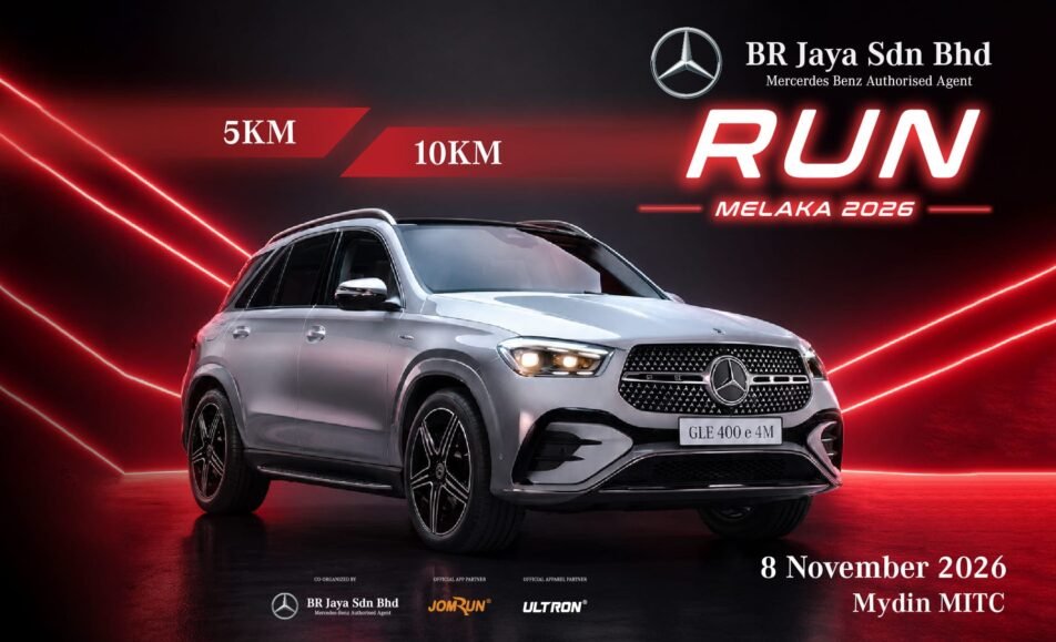 Mercedes-Benz BR Jaya Run 2026 - Melaka event banner