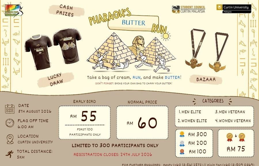 Pharaoh's Butter Run event banner