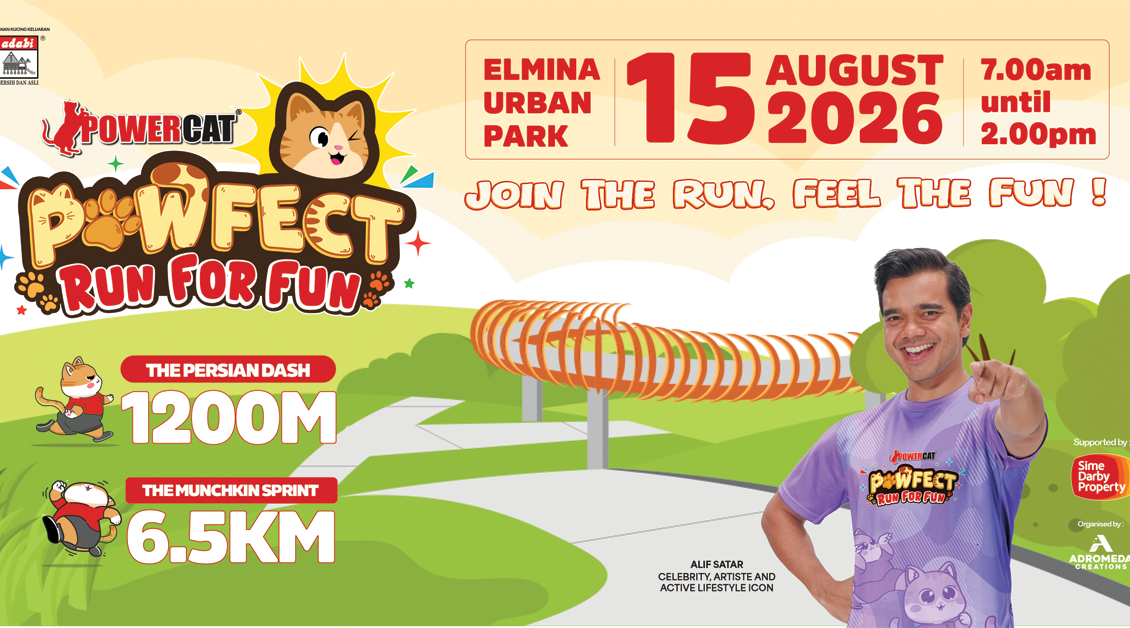 Powercat Pawfect Run for Fun 2026 event banner
