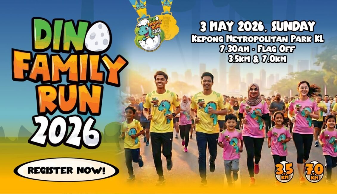 Dino Family Run 2026 event banner