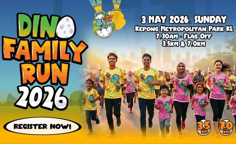 Dino Family Run 2026 event banner