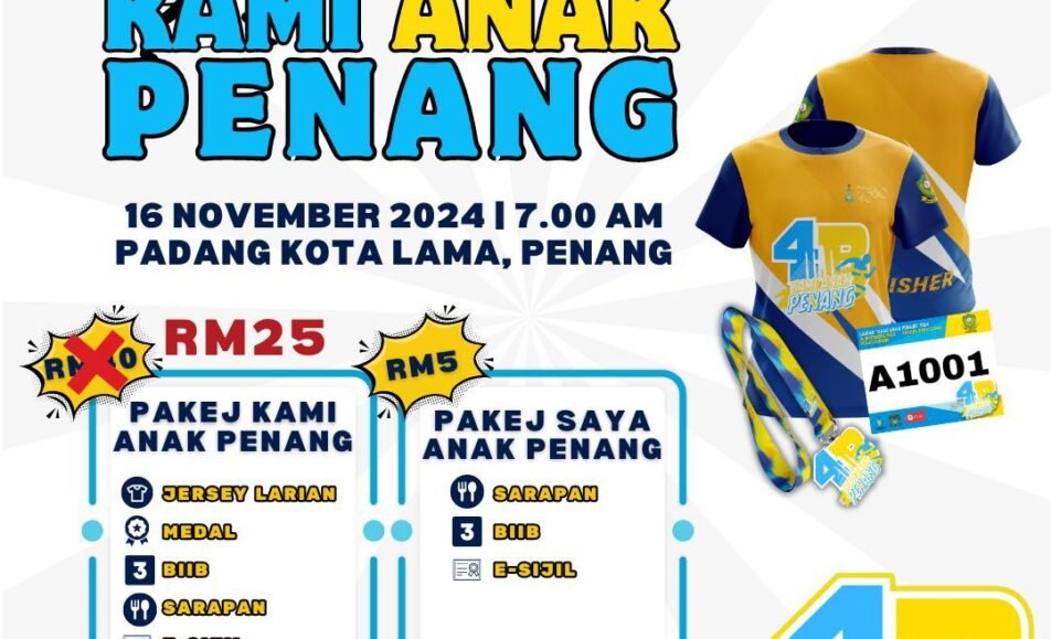 Larian Kami Anak Penang event banner
