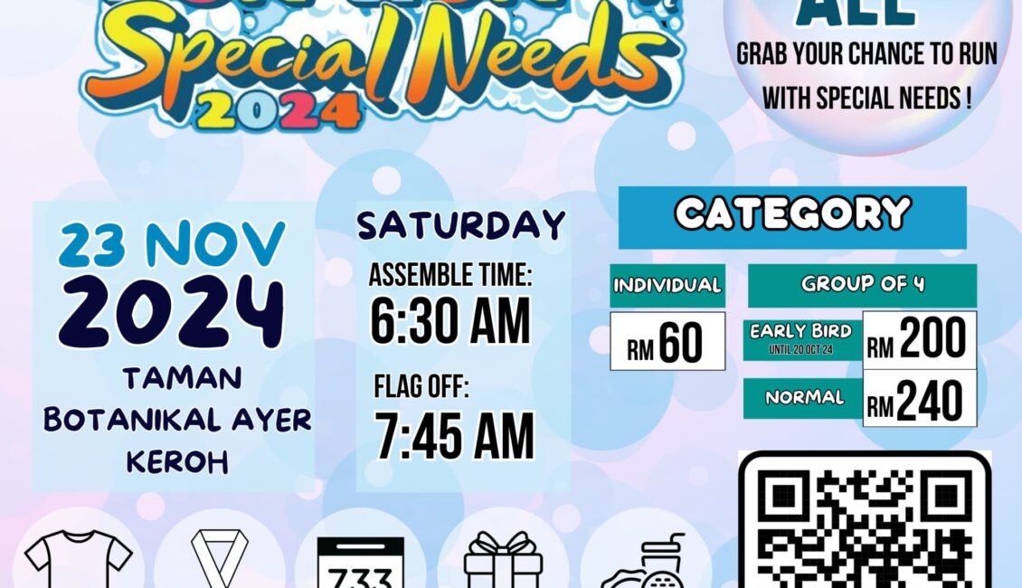 Bubble Fun Run With Special Needs 2024 event banner