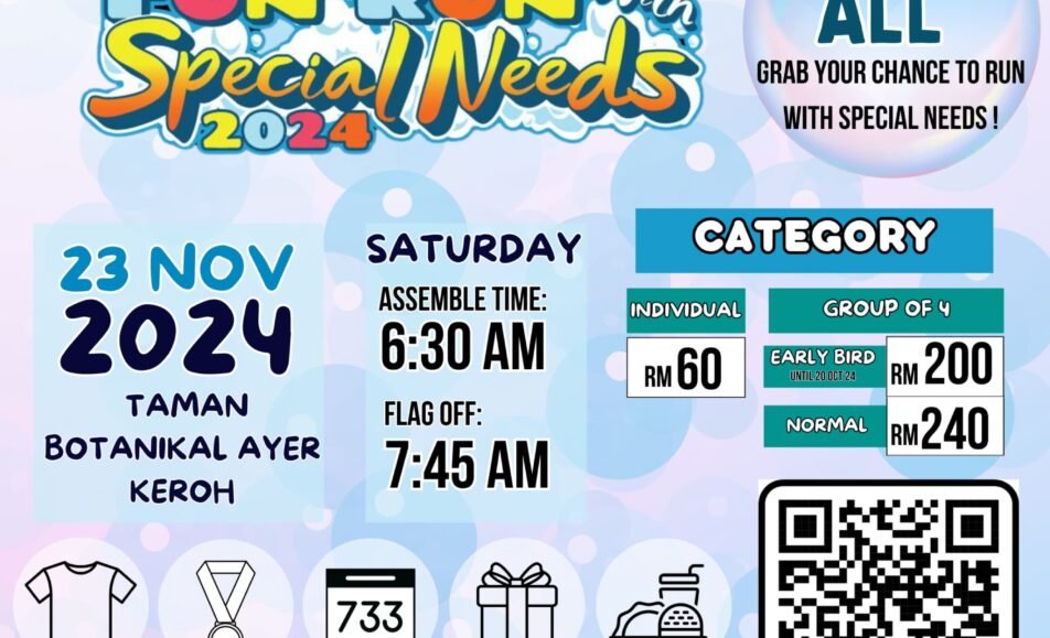 Bubble Fun Run With Special Needs 2024 event banner