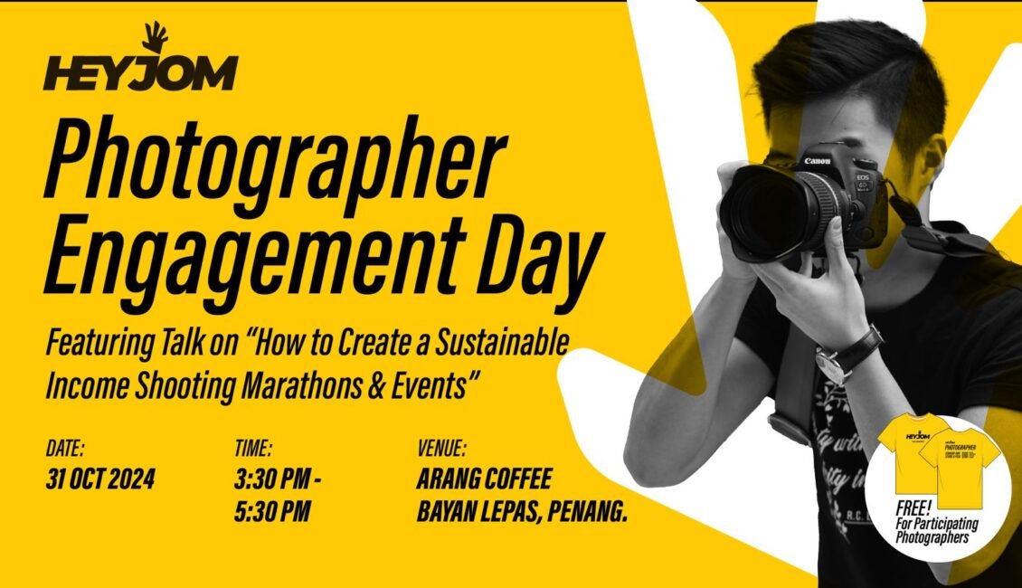 HeyJom North Photography Activation event banner