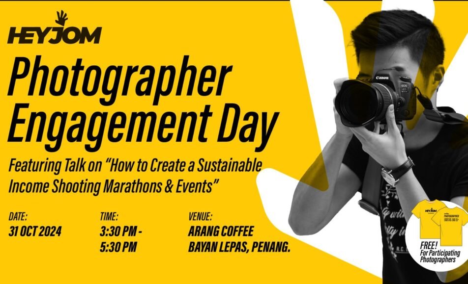 HeyJom North Photography Activation event banner