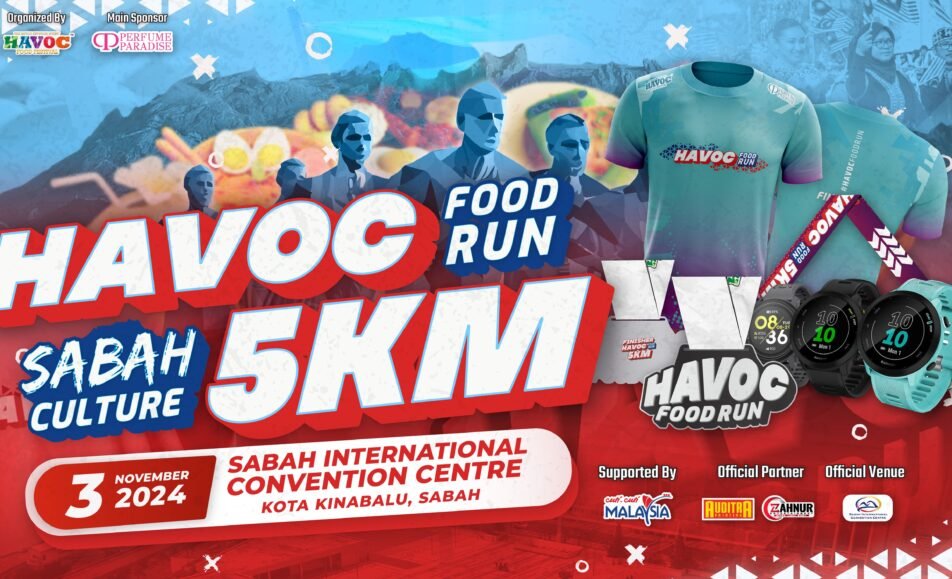 Havoc Food Run Sabah Culture event banner