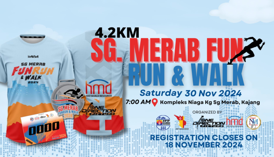 Sg Merab Fun Run & Walk For Health 2024 event banner