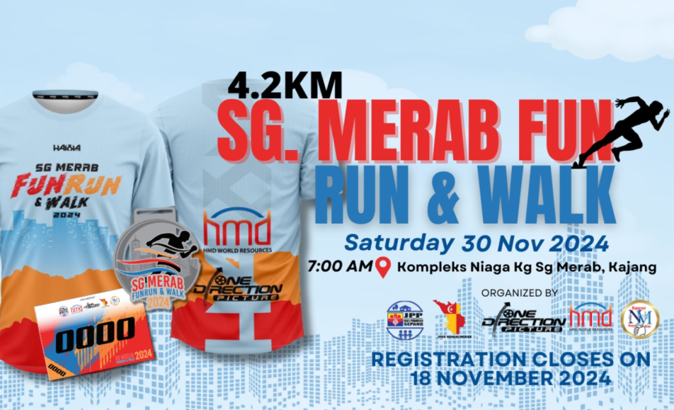Sg Merab Fun Run & Walk For Health 2024 event banner