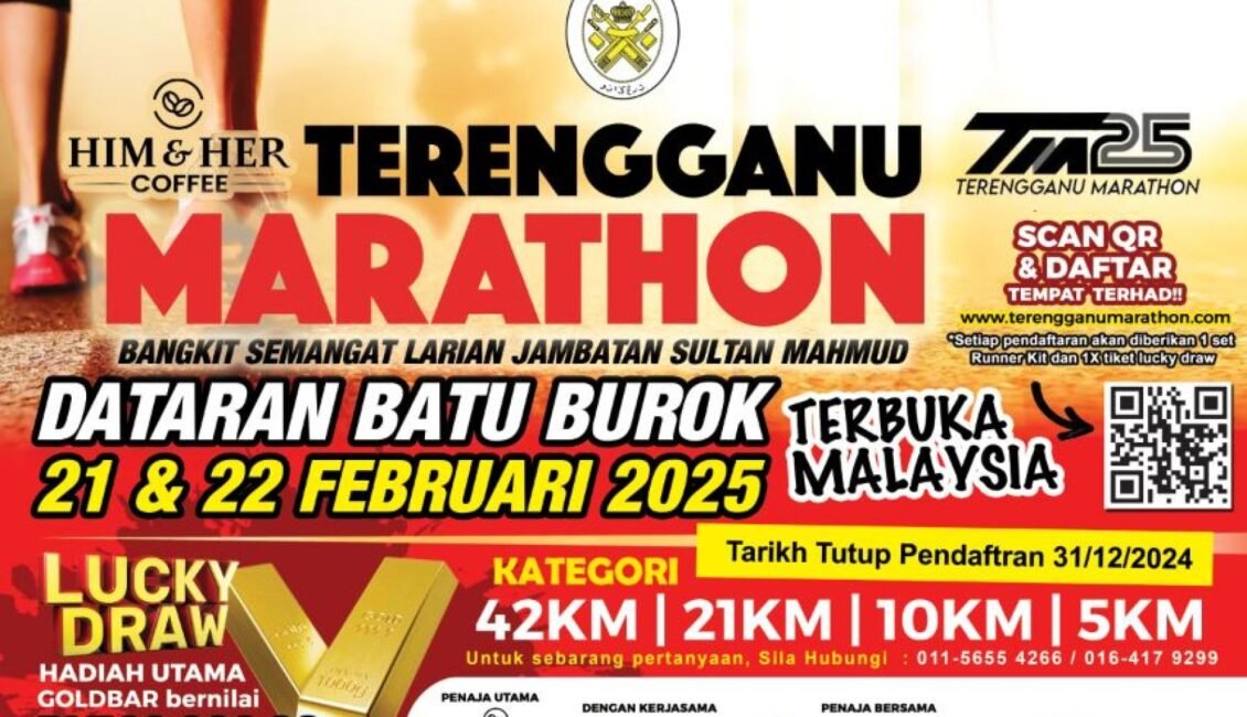 Terengganu Marathon 2025 event banner